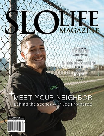 SLO LIFE Magazine — February / March 2026 cover